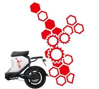 Enroulement pour véhicules hexagonaux - Feuille de peau et application de 15 x 200 cm, décoration créative, kit adhésif pour voiture technologique à libération d'air | all Weather Universal Fit pour
