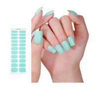 Enroulements d'ongles en gel de couleur fixe autocollants semi-fromages politiques bandages décoration artistique autocollants de couleur fixe ongles semi-currés bandes polonaises