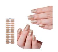 Enroulements d'ongles en gel de couleur fixe autocollants semi-fromages politiques bandages décoration artistique autocollants de couleur fixe ongles semi-currés bandes polonaises