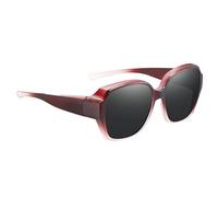 Enrouler autour des lunettes de soleil ajustées sur les verres - Shades Lightweight pour les femmes | Confort de lunettes de visage confortable, activités de plein air, voyages, sur les lunettes
