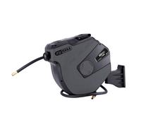 Enrouleur air et eau 3/8'' avec tuyau Ø10mm, raccord 1/4'' - 15m Gris - KS TOOLS - 515.3470