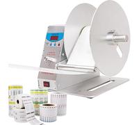 Enrouleur automatique d'étiquettes avec vitesse réglable, comptage haute capacité pour la logistique, la blanchisserie et l'étiquetage de vente au détail