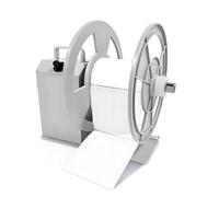Enrouleur automatique d'étiquettes - Rembobinage électrique avec déflecteur, largeur 120 mm, diamètre 230 mm, synchronisation avant et arrière pour logistique et électronique