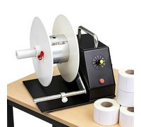 Enrouleur automatique d'étiquettes, vitesse de rembobinage réglable de 1 à 11 niveaux, support de noyau pour étiquettes de 1/1,57/3", soigneusement et étroitement roulé