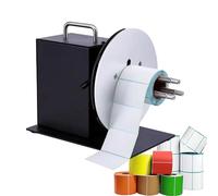 Enrouleur automatique d'étiquettes - Vitesse réglable, diamètre de rembobinage 185 mm, 1-8 pouces/seconde pour logistique, bureau, entrepôt