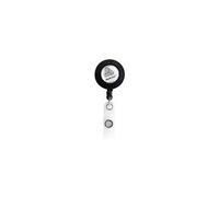 Avery – 10 enrouleurs pour badges, fil extensible 80 cm, bouton-pression, noir