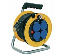 Brennenstuhl Enrouleur de câble Baby Pro 10m (IP44), Fabrication Française 1079281 Jaune