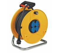 Brennenstuhl Enrouleur de câble Standard Pro 40m (IP44, Cablepilot), Fabrication Française 1233121 Jaune