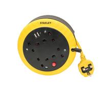Enrouleur câble STANLEY® 4 prises + 2 USB, 5m, 13A