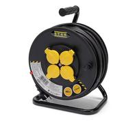 Enrouleur chantier VELAMP 4 prises H07RN-F3G1.5MM2 NF CE - IP44 de 25M