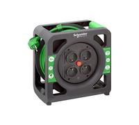 Enrouleur bricolage compact HO5VVF 3G1,5 4 prises - 15 mètres