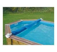 Enrouleur de bâche à bulles pour piscine en bois Ubbink Éco