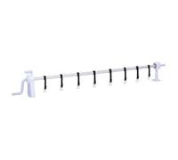 vidaXL Rouleau de couverture de piscine avec base en plastique