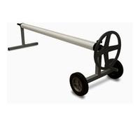 PoolStyle Enrouleur de bâche Kalu pour piscine enterrée – Aluminium – Jusqu'à 5 m