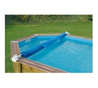 Enrouleur de bâches de piscine UBBINK - léger et amovible - pour piscines jusqu'à 4.7m