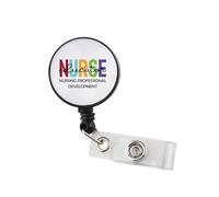 Enrouleur de badge amusant avec clip pour infirmière, éducateur, cadeau de remerciement (BR3)