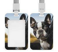 Enrouleur de badge d'identification rétractable - Porte-badge vertical avec cordon détachable - Pour homme et femme - Pour infirmière et personnel de sécurité
