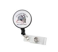 Enrouleur de badge « It's Called Trash Can Not Trash Cannot Raccoon », cadeau pour amateur de raton laveur, infirmière, médecin, (Trash Cannot BR3)