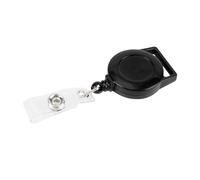 Enrouleur de badge rétractable avec clip - Porte-badge d'identification pour infirmières, travailleurs, école - Support élastique pour enseignants, étudiants