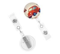 Enrouleur de badge rétractable pour homme et femme avec clip de ceinture pour voiture, pour le travail, le bureau, les infirmières