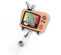 Enrouleur de badge rétro amusant et rétractable « Be Patient with Me I'm from the 1900s » pour infirmière, étudiant, RN CNA, LPN, CMA, travailleur médical et enseignant, cadeau de bureau avec pince