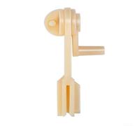 Enrouleur de bobine en plastique pour organisateur de sutures, outil de couture manuel à manivelle avec 30 plaques métalliques blanches pour point de croix et broderie (A)