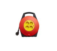 Enrouleur de câble 10M - 4 prises allemandes - Sécurité enfant - Optonica