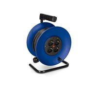 Enrouleur de câble 50 m 3 x 1,5 mm 16 A, résistant et flexible, idéal pour organiser et protéger les câbles dans les espaces intérieurs et extérieurs.