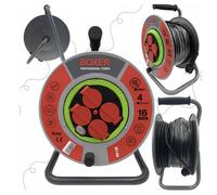 Enrouleur De Câble 50M Câble De Prolongation De Chantier 3X2,5Mm Ip44 MÉTAL