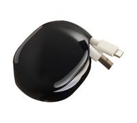 Enrouleur de câble automatique : enrouleur de câble entièrement automatique | Organisateur pour écouteurs de données de téléphone portable | Stockage de charge ABS durable pour