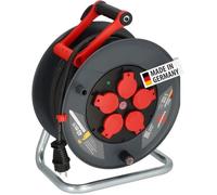 Brennenstuhl Enrouleur de câble professionnel 320 KU 4200, câble de 40 m en noir, fabriqué en plastique spécial, pour une utilisation sur les chantiers de construction et une utilisation extérieure