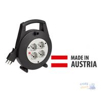 Enrouleur De Câble Brennenstuhl 4 Prises Schuko Biphasé Et Fiche 2P+T 16A Mt 15