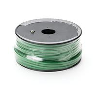 Enrouleur de câble, Câble d’alimentation textile - gaine extérieure en plastique - 30 m - 3 fils - 3 x 0,75 mm² - Avec conducteur de terre - Accessoire de lampe (30 m, vert)