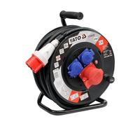 Enrouleur de câble CEE 5x2,5mm, 16A, 230V / 400V, IP44 25m