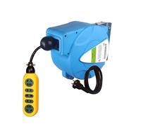 Enrouleur de câble d'alimentation rétractable Automatique 10 m, télescopique 1,5 mm², Enrouleur électrique, Alimentation, Tuyau 3000 W Atelier, Bricolage