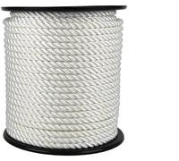 Enrouleur de câble d'amarrage 8 mm 200 m Blanc