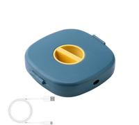 Enrouleur de câble de charge - 7,2 x 7 x 1,5 cm de gestion du fil rétractable, enrouleur de câbles avec support de téléphone | boîte de rangement pour salon, chambre dortoir pour adolescents adultes