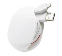 Enrouleur de câble de données, organisateur automatique de cordon d'étirement de câble - Dispositif de stockage de fil numérique portable compact pour câble USB, fil de souris et câble de chargeur