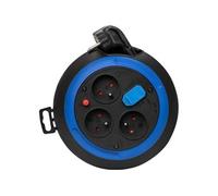 Enrouleur de câble DESIGN BOX CL-S 3m - 3 prises + USB - Rechargeable - Utilisation Intérieure - Fabriqué en France