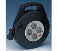 Enrouleur de câble électrique 10m, 4 prises, H05VV-F 3G 1,5 mm² Brennenstuhl