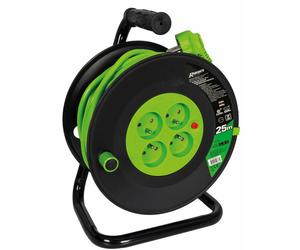 Enrouleur de Câble électrique 4 prises 25 M 3100 W - PREEB25315