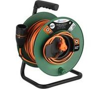 Enrouleur de câble électrique jardin L.40 m HO5VVF 2X1.5