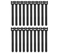 Enrouleur de câble en Nylon réutilisable, 20 pièces/rouleau, 12x150mm, organisateur de fil, fixation de câble, écouteurs, gestion des attaches de souris