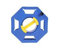 Enrouleur de Câble en Plastique Ligne de fermeture bobine, disque d'enroulement, plat roulant, câble, treuil, stockage fils Pour le stockage(Blue)