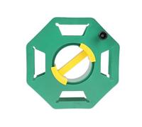 Enrouleur de Câble en Plastique Ligne de fermeture bobine, disque d'enroulement, plat roulant, câble, treuil, stockage fils Pour le stockage(Green)