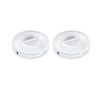 Enrouleur de Câble en Plastique Organisateur de cordon chargement Transparent, 3 pièces, support Portable, mallette rangement, boîte bobine rétractable, enrouleur câble Pour le stockage(2PCS)