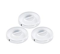 Enrouleur de Câble en Plastique Organisateur de cordon chargement Transparent, 3 pièces, support Portable, mallette rangement, boîte bobine rétractable, enrouleur câble Pour le stockage(3PCS)