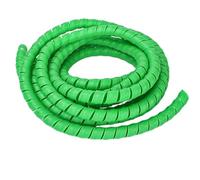 Enrouleur de câble en spirale, enrouleur, protection tube d'enroulement, ligne flexible, protecteur, organisateur(Green,28mm)