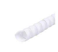 Enrouleur de câble en spirale, enrouleur, protection tube d'enroulement, ligne flexible, protecteur, organisateur(White,ID 10mm 10 Meters)