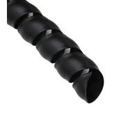 Enrouleur de câble en spirale multicolore 8 mm-30 mm de diamètre 2-10 m (ID noir 25 mm, 5 mètres)
